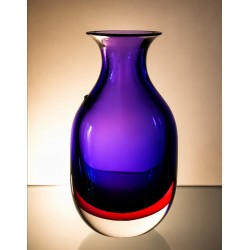 Vaso Sommerso Viola e Rosso- Fine anni '50   Home
